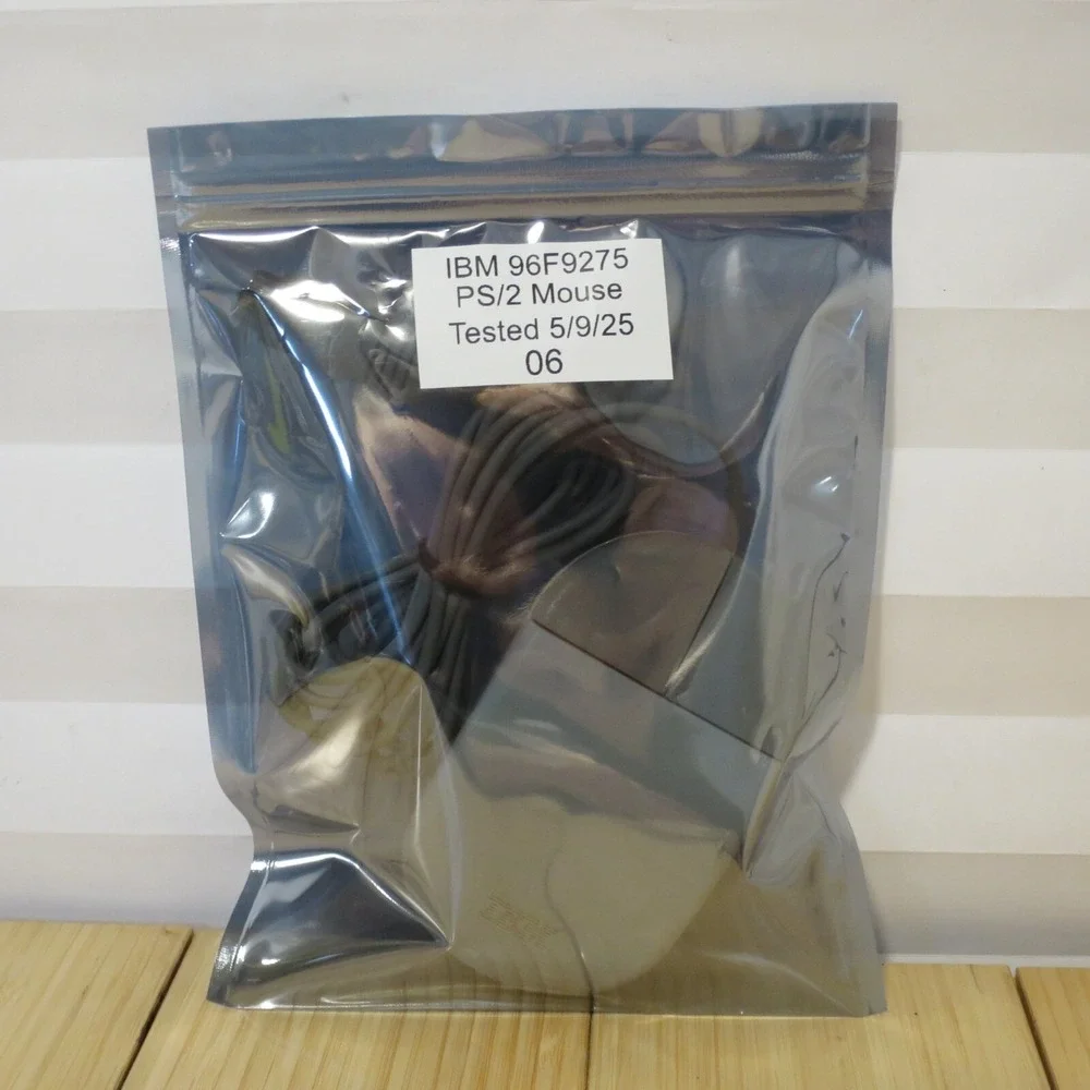 Original IBM Tank Mouse 96F9275 Wired 2 Button - Tested 06